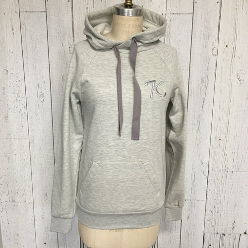 Gilet capuchon gris Femme